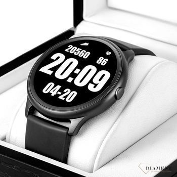Smartwatch Rubicon na czarnym gumowym pasku  RNCE61BIBX05AX (5).jpg